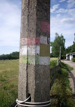 Post Marker in Eiskeller