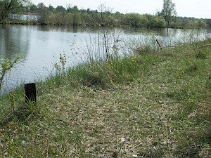Betonpfosten Oder-Havel-Kanal