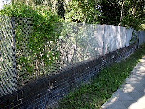 Reused Expanded Metal Fence