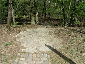 Foundation Imprint of Watchtower in Fichtewiese Erlengrund